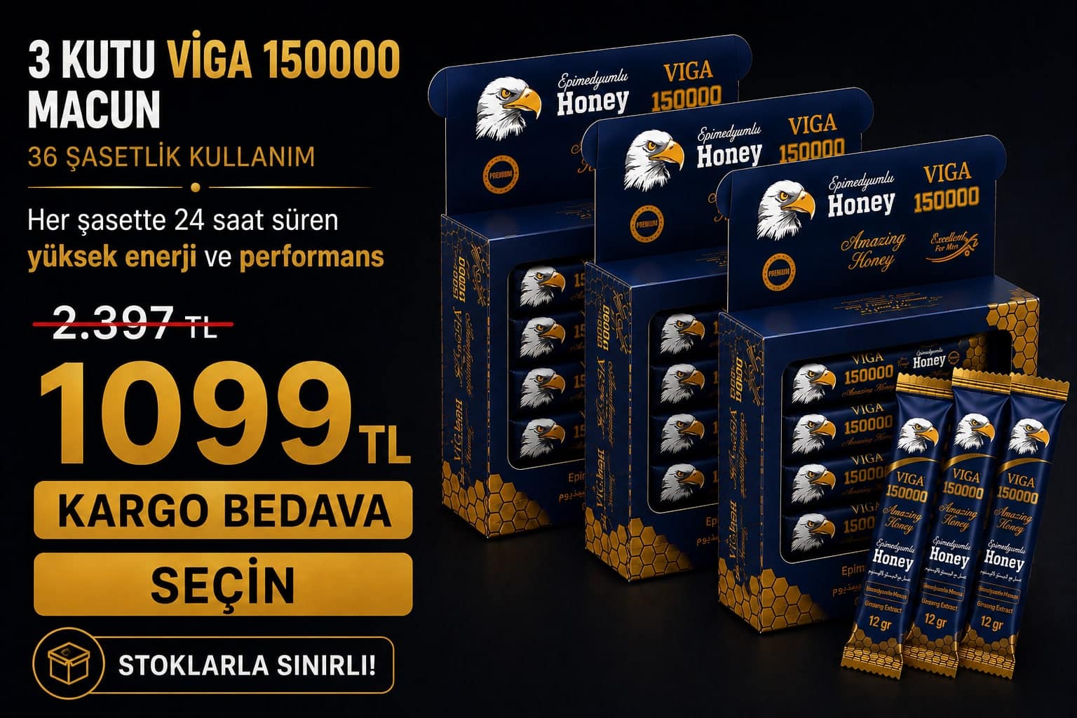 3 Kutu — 36 şase, 1.099 ₺